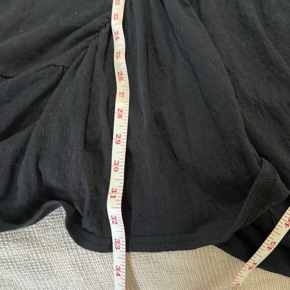 FP Beach Black Pull Over Collared Cotton ‎ Long Sleeve Baby Doll Dress - Picture 11 of 12